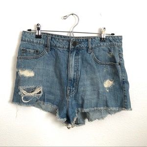 BDG high-rise cheeky shorts size 31